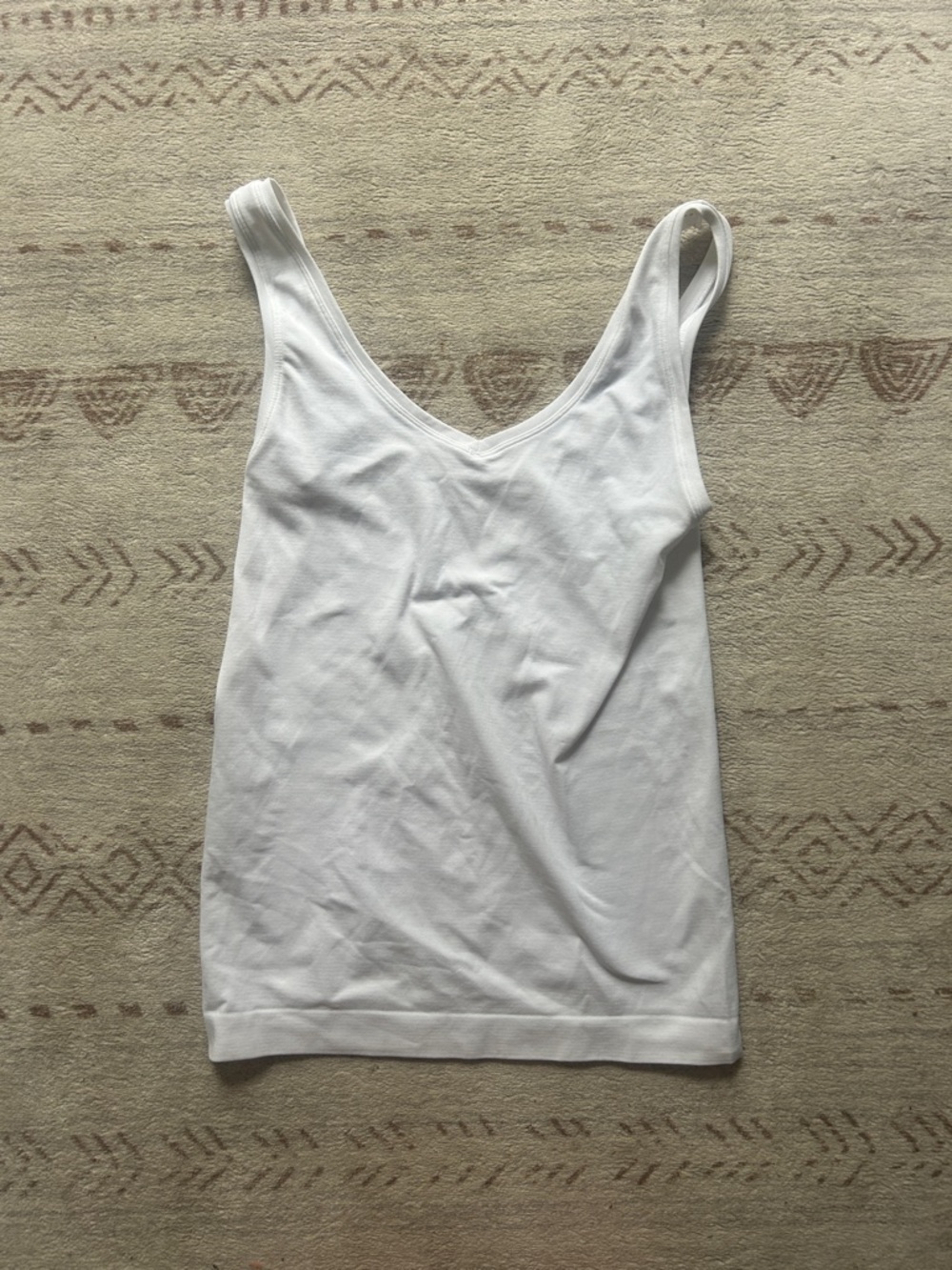 White House Black Market Classic White Tank Top